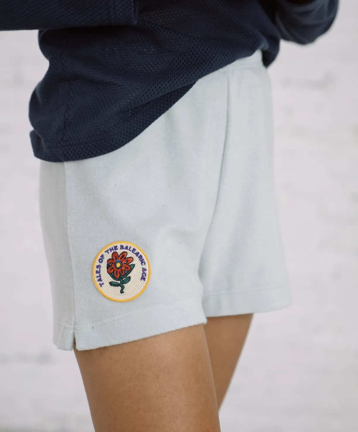 Howlin Wonder Shorts - Tales Of The Balearic Age - Sky (Women)^Women Shorts | Shorts